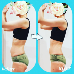 背中を整える事で姿勢も🙌 サイズも🙌 お帰りには🙂デニムが緩く、鏡前で『何で~⁉️♥️』